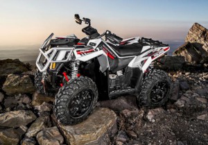 A beautiful ATV from I 69 Motorsports positioned on rocks in Union City, TN